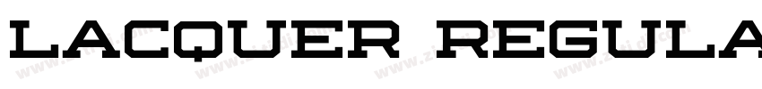 Lacquer Regular字体转换